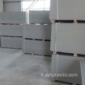 Feuille de PVC blanc de toiture en plastique pour hangar